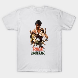 Rage of the Dragon Kung Fu Martial Arts Vintage movie kung fu gift T-Shirt